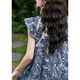 Demana [süßes und salziges Blumenkleid] Frühlings- und Sommer Chinesischer Stil sanfter A-Linie-schlanker und eleganter eleganter Rock für Frauen