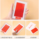 ROSHK baby and toddler wash-free special red gold ink pad 100 days commemorative hand and foot print hand and foot print ink box baby special hand and foot print ink pad large gold suitable for babies between 0-18 months
