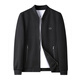 GABBANIE new high-end men's jacket baseball collar business casual jacket for young and middle-aged people 1526 black M 170 (recommended 100-120 Jin Jin equals 0.5 kg)