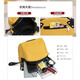 Nuevo bolso de hombro a la moda de nylon femenino moderno bolso móvil de concha de color móvil versátiles de gran capacidad mini negro