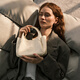 Cnoles Songfang Bag Damen 2025 Neue Pendler Handtasche Nische High-End Crossbody Gemüsebeutel Weiß