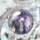 
Time agent vein Liu Xiao’s surrounding stars and brooch material birthday gift N3524 58mm laser broken glass