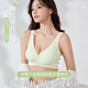 莫代尔前扣大码内衣女聚拢收副乳防下垂胖mm薄款提拉大胸显小胸文胸胸罩 香槟+棕色 M 【建议80-100斤34/75BCD】