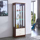 WEIMU New Wine Cabinet avec verrouillage contre le mur TV côté armoire décorative Multi-fonction Verre Multi-fonction Armoire Salon Double porte 698
