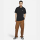 Nike (Nike) suéter de solapa masculina Polo negro versátil FN3895-010 FN3895010 m
