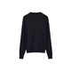 Loro Piana/Nuoyou Pianya LP Damenpullover Wolle Mischung Jersey Langarmed Pullover Basis-Hemd 2025 NEUER STYLE NAVY 36