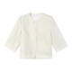
Color white thin coat for women 2025 summer new lace jacquard short style style loose top white XL