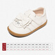 Snuffy Girls Toddler Shoes Autumn Comfortable Children's Leather Shoes Cute Baby Soft Sole Princess Small Leather Shoes Milan White 25