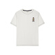 Teenie Weenie Bär Frauen T-Shirt 2025 Frühling und Sommer Neue Mode Dopamin Lose Kurzarm Top Elfenbein Weiß M.