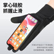 Rote Drachenfly Handschuhe für Männer und Frauen im Winter, warmer und kaltem Wind Elektromotorrad und samtig dicke Touchscreen im Freien Wattebotten Skihandschuhe Set drei [warme Handschuhe + Wolle Hut + Halsabdeckung] winddicht und wasserdicht