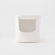MUJI polypropylene cat litter box with lid pet supplies cat toilet balcony semi-enclosed white