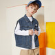 ASK JUNIOR Children's Boys' Jackets 2025 Autumn New Products Medium and Large Children's Denim Jackets Vests Teen Denim Shirts