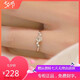 Pt950 platinum star moissanite diamond ring 18 platinum proposal wedding ring gift for girlfriend 520 gift light luxury model star main diamond 50 points size 14
