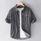 Camiseta de manga corta de manga corta de manga de mangas de hombres Romon Romon ROMON ROMON