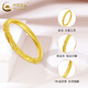 Chinese gold 18K gold ring women's light luxury niche design Bauhinia flower ring Valentine's Day birthday gift for girlfriend and lover Bauhinia flower ring circle number 10