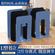 Laiji Metal Simple Solid Color Большой офисный книжный держатель хранения зажигания Студент Студент Книг Книга Стенд 9905 Черный 2-часовой микрокат (1,1 мм)