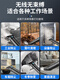 Blower high-power hair dryer lithium battery rechargeable industrial powerful soot blower snow dust collector DY-New Storm Blue 3888TV two electricity and one charge [heavy