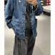 Adidas (adidas) clover snake Neujahrspaar Neues chinesisches Denim Sport Tang Jacket JY8275JZ9928 Blau JZ9928 S