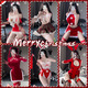 
Manyan 2024 new Christmas Snow Rabbit Party Princess Sexy and Interesting Lingerie Uniform Set Collection 8596 9221 [Headband + Neck Ring + Christmas Skirt + T-Pants + Arm Ring *2]+ All size