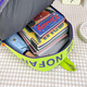 Backpack ladies backpack new Korean style fashion Oxford cloth waterproof junior high school students primary school bag dark green (no pendant) TJ936