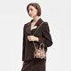 CHARLES&KEITH夏季女包CK2-50151346-A镂空金属串珠缎面手拎包女官方旗舰正品 Rose Gold玫瑰金色