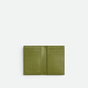 Bottega Veneta Baodie Men's Intercciato Woven Flip Card Bag Barge Brown/Mathai Color All Size