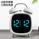Timess alarm clock for high school students, children and students, special wake-up artifact, electronic ringing clock, large volume, voice-controlled clock, 2025 new powerful wake-up alarm clock, bedside clock, school season gift