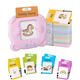 Burjuman Ancient Poesie frühe Bildungskartenmaschine Kinder Toy Card Insert Maschine Zweisprachige Lernmaschine Lernmaschine Baby Frühschulkartenmaschine Lesen Blue Bear Bao 336 Alte Gedichte 224 Chinesische und englische Inhalte