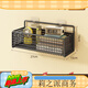 
Nifeng wall storage rack dormitory wall bookshelves hanging basket on the bedside side of the bed bed student dormitory top bed storage rack without hole punching White large size [regular] store manager recommendation [upgraded bold style/dropped bud return]