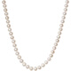 Saturday Fu Silver Buckle Pearl Necklace Mom Birthday Gift X0511906 Near Round Strong Light 8.5-9.5mm 45cm