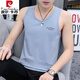Пирс Кардин Чистый хлопчатобумажный жилет мужской модный жилет Slim Fit Personaly Mustery Summer Sports Base Base Fortemples