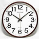 
Weirong Jinzhongbao brand wall clock modern living room simple clock fashionable creative clock round golden wall clock 3883 matte black diameter 34 cm 1 inch