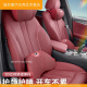 XMSJ high-quality BMW car ice silk head rest neck protection pillow 5 series i3 series 7 series 13567 waist cushion car interior supplies BMW head rest 2 copper brown ice silk transparent white series