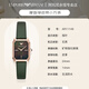 安普里奥·阿玛尼（Emporio Armani）阿玛尼手表方表盘石英腕表女士手表礼盒蛇年七夕礼物情人节送女友 经典小绿表AR11149