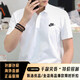 耐克（NIKE）男装运动套装25夏新款休闲polo衫宽松透气短袖T恤运动长裤两件套 FN3895-010和FN3802-010 XL(180)