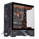 玩嘉千禧AXT 数显版 黑色 游戏电脑台式机箱 支持360水冷 ATX主板 数字显示屏 270°海景房