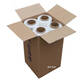 Yusenyi Pe Hüllkurve Wickelfilm Großhandel Industrial Stretch Packaging 50pe Verpackungsfilm 100 cm Stretch Film Large Roll 50 cm Breite 9,6 Jin [Jin entspricht 0,5 kg] 679 Meter 4 Rollen für Handheld