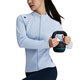 迪桑特（DESCENTE）WOMENSTRAINING系列logo修身针织运动夹克外套女款 LB-LIGHT BLUE S (160/80A)