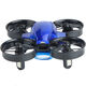 UAV diy assembly kit, four-axis assembly UAV, science and education training, small remote control aircraft flight, blue, no aerial photography, free to disassemble DIY, dual-electric version, 16 minutes of battery life