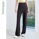 
Fansheng Yoga suit straight slimming outdoor running casual sports 2025 new wide-leg pants women's F15913 milky white S