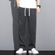 
GY goldlion Jinlilai Tiansi Jeans Men's Black Trendy Brand Straight Loose Men's Ice Silk Wide Legs Simple and Versatile Casual 1048 Gray M (100Jin[Jin equals 0.5 kg])