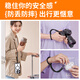 BZBC mobile phone lanyard wrist chain anti-theft, anti-lost and anti-fall with gasket connection piece back sticker USB key strap sling short style suitable for Apple Huawei shell black