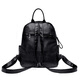 Neue koreanische Rucksack Mode koreanische Version Trendy Simple Schoolbag Frauenbag Rucksack vielseitige Computertasche Frauen schwarz mit Anhänger großer Größe