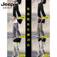 JEEP SPIRIT Jeep Men's Pants Summer New American Trend Straight Pants Military Green Thin Breathable Ice Silk Pants Cool and Quick Dry 6632 Gray + 6636 Gray L