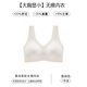 猫人（MiiOW）内衣女夏天薄款中老年人大码胸罩防下垂聚拢背心式妈妈专用文胸罩 香槟 M 34/75BCD【100斤以下】