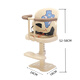 FGHG CAR ELÉCTRICO SEAT BATERÍA DEL BATERÍA DEL BATERÍA DE MOTORDA DE MOTORIA DEL CONSEJO Universal Taburete para bebé Baby Baby Cirlement [beige] Rotación de un solo clic 8 meses-3 años
