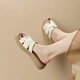 Zapatillas Zhr para mujeres en el verano Soft Sole Sporters abiertos para mujeres versátiles fuera de las chanclas para mujeres ay191 beige 37