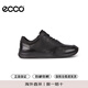 Ecco Casual Leather Zapatos de cuero zapatillas acolchadas para hombres Irving 511734 51052 Negro 42 Regalo de San Valentín chino