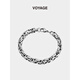 Companion blessing men's titanium steel Cuban bracelet, simple and generous bracelet for boys, versatile bracelet for men, Gao Qiqiang's same bracelet, chain length 18cm