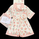 Yalu Pyjamas Ice Seide Feminine High-End-Eis Silk Summer Cool Silk Sweet Shorts Shorts Anzug Sommer FS_9703# Cardigan Doppelkurzkurzfarbe kleine Liebe M.